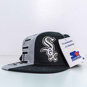 Chicago White Sox Starter Swirl Snapback Hat VTG 90s Streetwear Baseball MLB